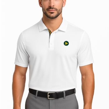 Divot Home Strip Golf Polo